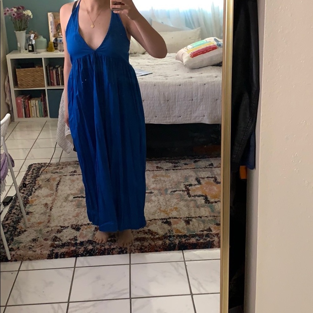 Anthropologie Size Medium Blue Dress